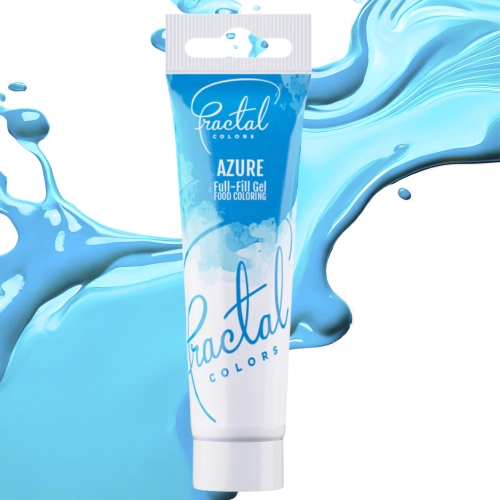 BARWNIK spożywczy w żelu NIEBIESKI DO TORTU fractal azure TUBKA 30g